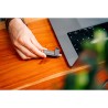 Verbatim USB flash disk, USB C a USB 3.2 Gen 1, 512GB, Dual QuickStick, szary, 32042, USB C, z oczkiem na brelok, EOL