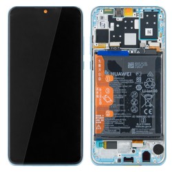LCD + Panel Dotykowy Huawei P30 Lite MAR-LX1A 02352VBG breathing crystal z ramką i baterią wersja kamery 48Mpix oryginał