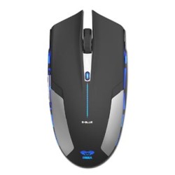 E-blue Cobra Jr. Mysz bezprzewodowa, czarna, 1750DPI