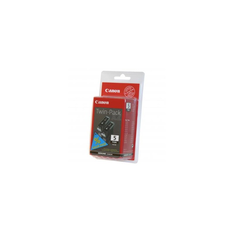 Canon oryginalny ink / tusz PGI-5 BK, 0628B025, 0628B030, black, 2szt, 2-pack