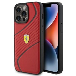 Ferrari nakładka do iPhone 15 Pro Max 6,7&quot FEHCP15XPTWR czerwona HC PU Twist