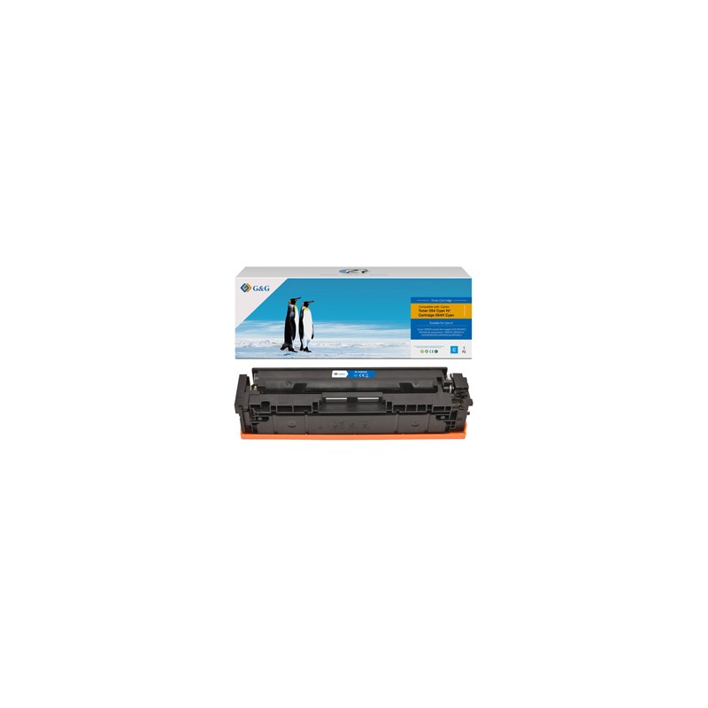 G&G kompatybilny toner z Canon 054HC, NT-PC054XC, cyan, 2300s, high capacity, EOL