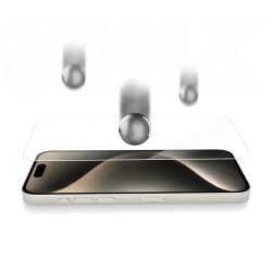 Vmax szkło hartowane 2,5D Normal Clear Glass do iPhone 15 Pro 6,1&quot
