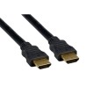 Video Kabel HDMI M - HDMI M, HDMI 1.4 - High Speed with Ethernet, 5m, pozłacane złącza, czarny, Logo blister