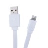 Avacom USB kabel (2.0), USB A M - Apple Lightning M, 1.2m, płaski, biały, box, 120 cm, biały