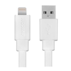 Avacom USB kabel (2.0), USB A M - Apple Lightning M, 1.2m, biały, certyfikat MFi