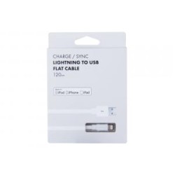 Avacom USB kabel (2.0), USB A M - Apple Lightning M, 1.2m, biały, certyfikat MFi