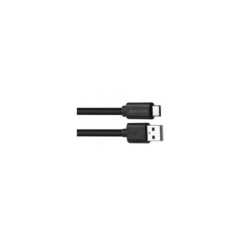 Avacom USB kabel (2.0), USB A M - USB C (M), 1m, czarny