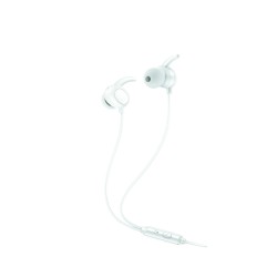 XO słuchawki przewodowe EP65 jack 3,5 mm dokanałowe białe