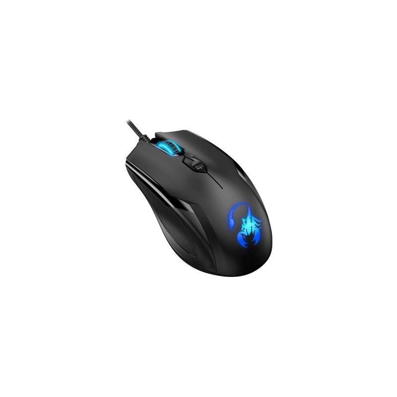 Genius X-1 600 Mysz przewodowa, czarna, 3200DPI
