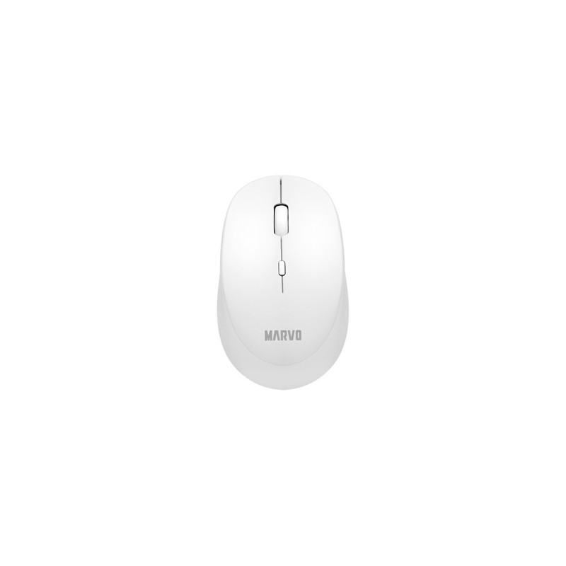 Marvo WM103WH Mysz bezprzewodowa, biała, 1600DPI