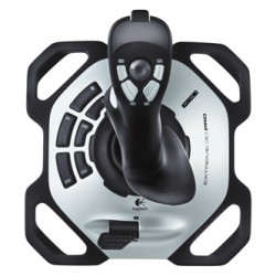 Joystick Logitech Extreme 3D Pro, 12przycisk, USB, czarny, Szybkostrzelny spust, Windows 2000/XP/Vista/7/8/10