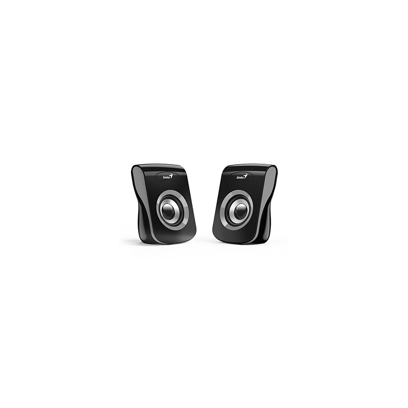 Genius głośniki SP-Q180, 2.0, 6W, czarno-szary, regulacja głośności, stołowy, 150Hz-20kHz, EOL