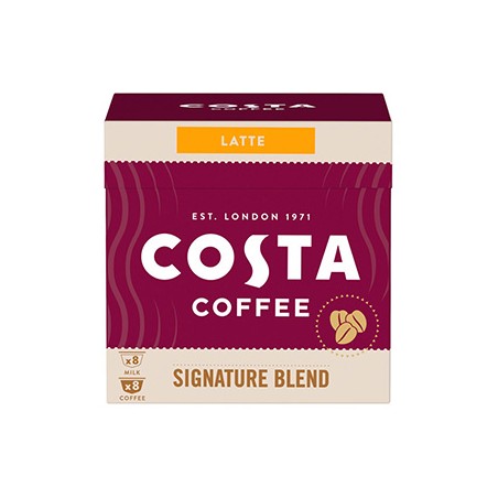 Kapsułki kawy Dolce Gusto café au lait, Signature Blend Latte, 16 kapsułek, kartonik