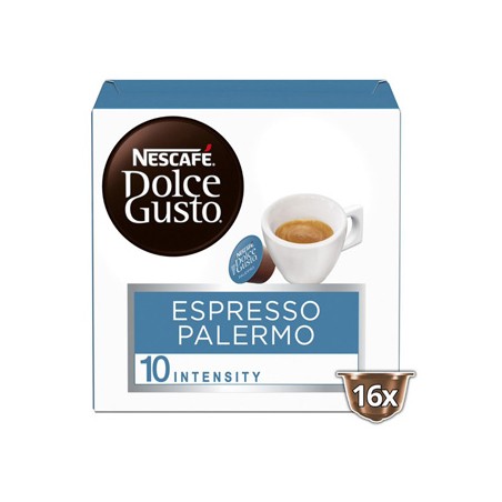 Kapsułki kawy Nescafé Dolce Gusto Espresso, Palermo, 3x16 kapsułek, hurtowe opakowania kartonowe