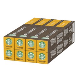 Kapsułki kawy Starbucks Nespresso espresso, blonde roast, 12x10 kapsułek, hurtowe opakowania kartonowe