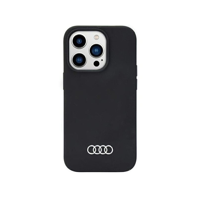 Audi nakładka do iPhone 14 Pro Max 6,7&quot AU-LSRIP14PM-Q3/D1-BK czarna hard case Silicone