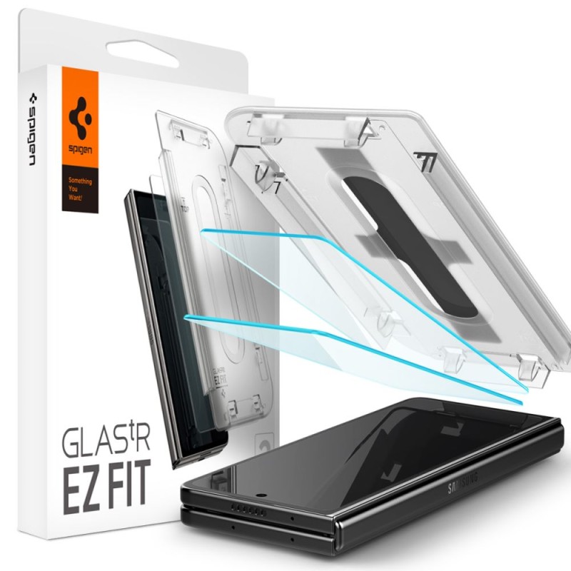 Spigen szkło hartowane Glas.TR &quotEZ FIT&quot 2-pack do Samsung Galaxy Z Fold 5 clear