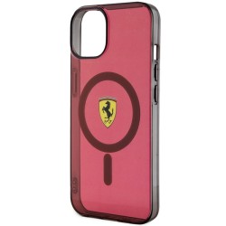 Ferrari nakładka do iPhone 14 6,1&quot FEHMP14SURKR czerwona hardcase Magsafe Translucent