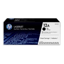 HP oryginalny toner Q2612AD, HP 12A, black, 4000 (2x2000)s, dual pack, 2szt, EOL