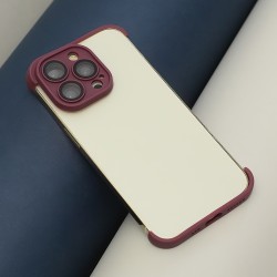 TPU mini bumpers z ochroną aparatu do iPhone 13 6,1&quot wiśniowy