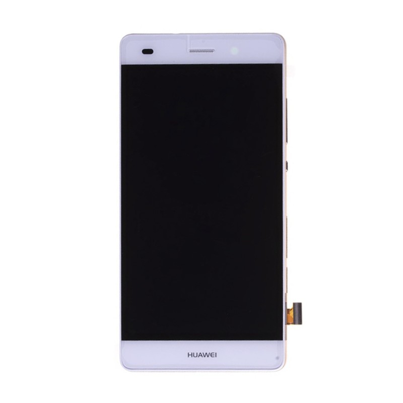 LCD + Panel Dotykowy Huawei P8 Lite 02350KCD 02351LLA biały z ramką i baterią oryginał