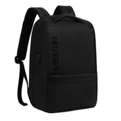 Plecak na  notebook 15,6", Neoton, czarny z poliester, Bestlife