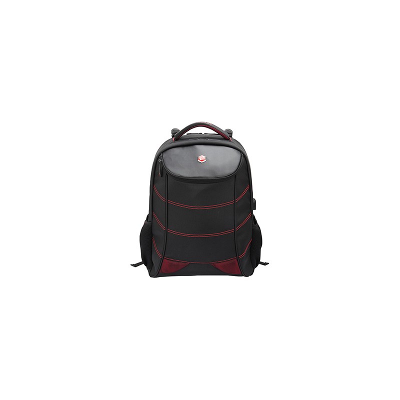 Plecak na  notebook 17", Snake Eye, czarny z nylon, Bestlife