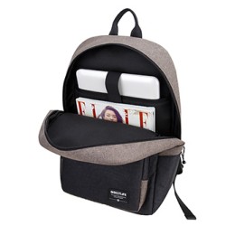 Plecak na  notebook 15,6", Alpha, brązowy z poliester, Bestlife