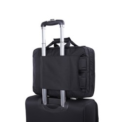 Torba na  notebook 15,6", Quark, czarna z nylon, Bestlife