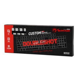 Marvo sada vyměnitelných kláves, PBT Keycap set KP-04 US, żółta, EOL