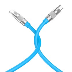 XO kabel NB-Q228B USB-C - USB-C 1,2m 60W niebieski