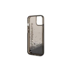 Karl Lagerfeld nakładka do iPhone 14 Pro 6,1&quot KLHCP14LLCKVK czarna hard case Magsafe Liq Glitter Elong