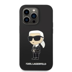 Karl Lagerfeld nakładka do iPhone 14 Plus 6,7&quot KLHCP14MSNIKBCK czarna hardcase Silicone NFT Ikonik