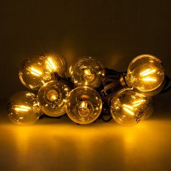 Żarówka LED E12 G40 0.5W 3V 24lm złota Forever Light 6 sztuk