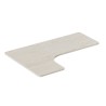Powerton ERGO EDGE TOP Blat biurka narożnego 160x110-60x2,5 cm, Akacja
