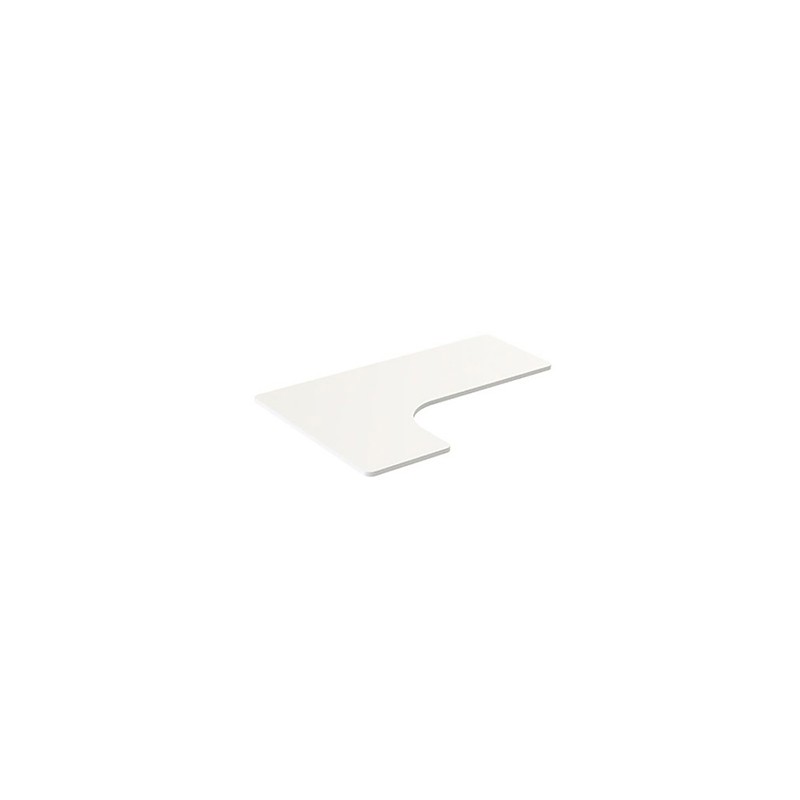 Powerton ERGO EDGE TOP Blat biurka narożnego 160x110-60x2,5 cm, biała