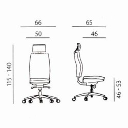 Powerton ERGO JANA Ergonomiczny fotel biurowy, Zielony