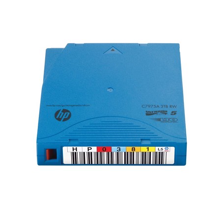 HP LTO Ultrium WORM 5 20-pack, Custom Labeled Data Cartridge, 1500 (1,5 TB)/GB 3000 (3 TB)GB, labeled, jasnoniebieski, C7975WL, 