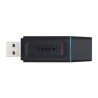Kingston USB flash disk, USB 3.0, 64GB, DataTraveler Exodia, czarny, DTX/64GB, USB A, z osłoną