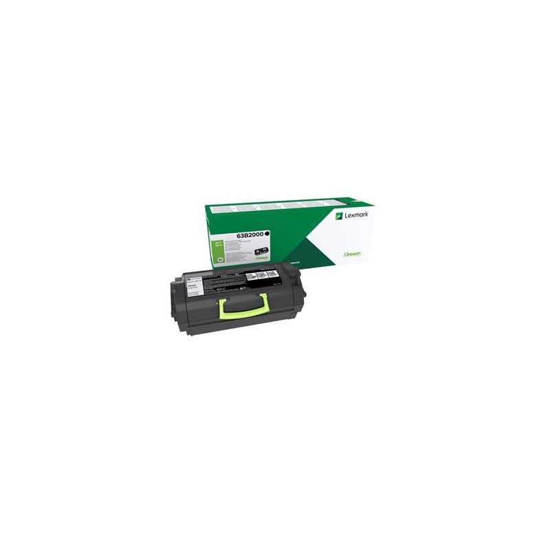 Lexmark oryginalny toner 63B2000, black, 11000s