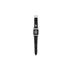 Karl Lagerfeld nakładka do 42 / 44  KLAWLOKHK Apple Watch Strap Saffiano KH czarna