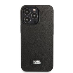 Karl Lagerfeld nakładka do iPhone 13 Pro Max KLHCP13XSFMP2K czarna hard case Saffiano Logo