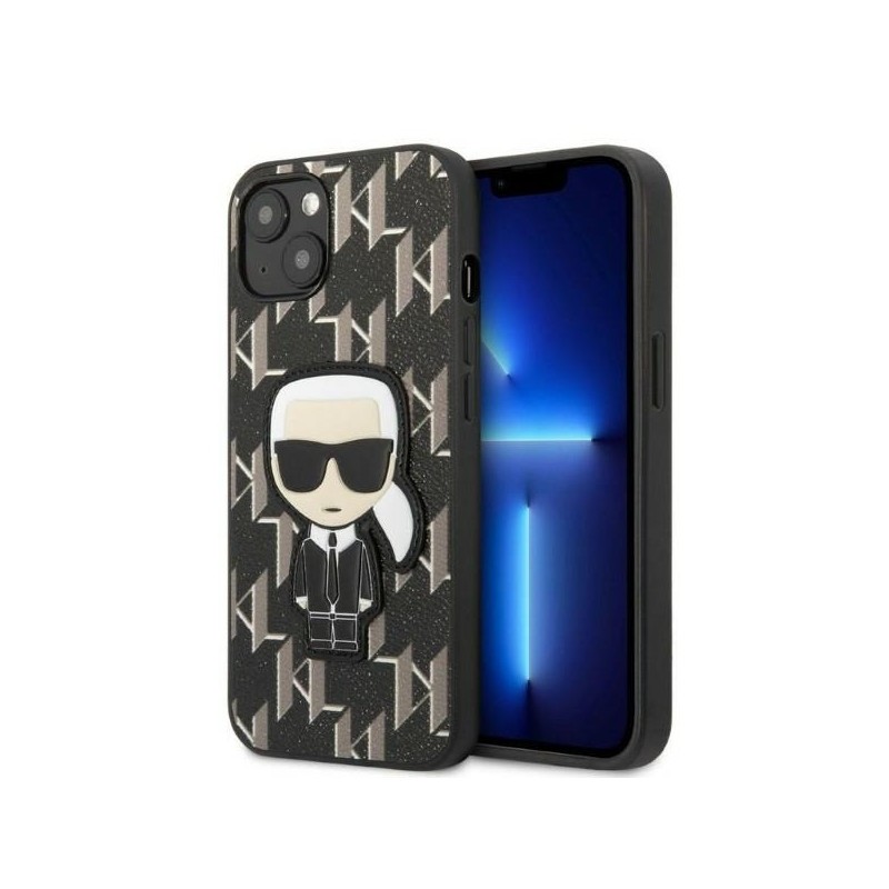 Karl Lagerfeld nakładka do iPhone 13 KLHCP13MPMNIKBK czarna hard case Monogram Iconic Karl
