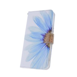 Etui Smart Trendy Bloom do Samsung Galaxy A12 / M12 niebieskie