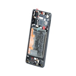 LCD + Panel Dotykowy Huawei P30 ELE-L09 ELE-L29 02354HLT czarny z ramką i baterią oryginał