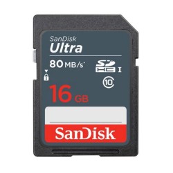 SanDisk karta pamięci 16GB SDHC Ultra 80 MB/s
