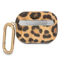 Guess etui do AirPods Pro GUAPUSLEO złote Leopard Collection