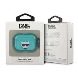 Karl Lagerfeld etui do Airpods Pro KLAPUCHFL niebieskie Choupette