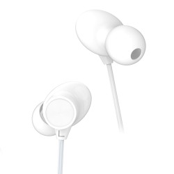 XO słuchawki przewodowe EP42 USB-C dokanałowe białe